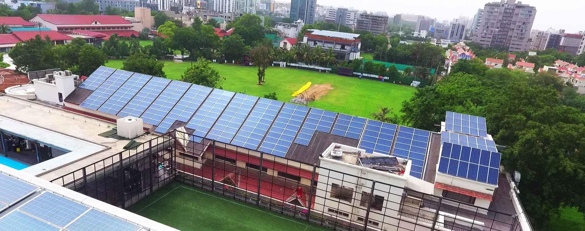 Solar panel installation in Ahmedabad